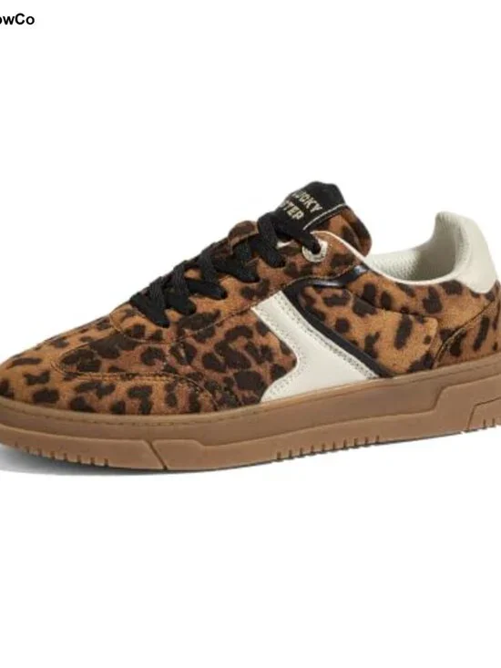 Platform Fashion Sneakers Thick Sole Microfiber PU Classic Casual