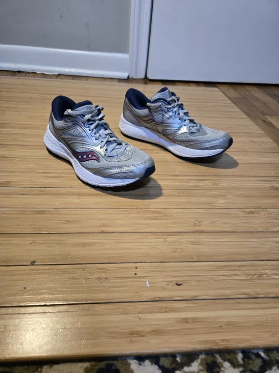 Saucony Men's Gray/Blue Running Sneakers