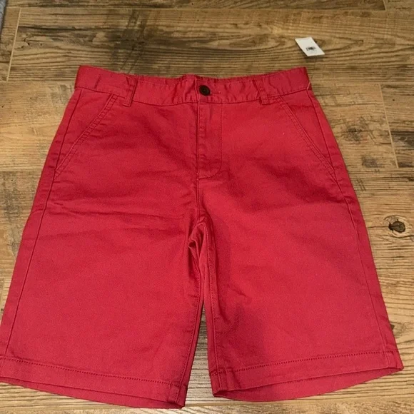 NWT Old Navy Boys Red Shorts Size 14