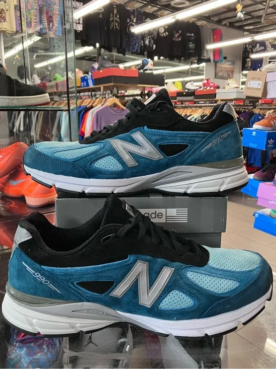 New Balance 990v4 Moroccan Blue Size 13