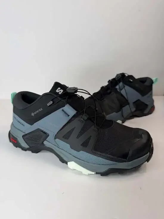 Salomon X Ultra 4 GTX W Black Stormy Weather Hiking Shoes Men’s Size 10