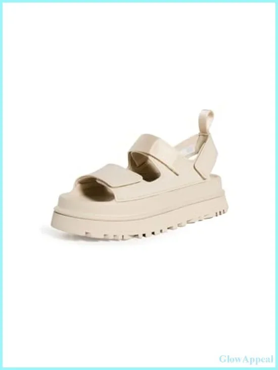 UGG Goldenglow Platform Slingback Sandals – Casual, Cushioned, Recycled
