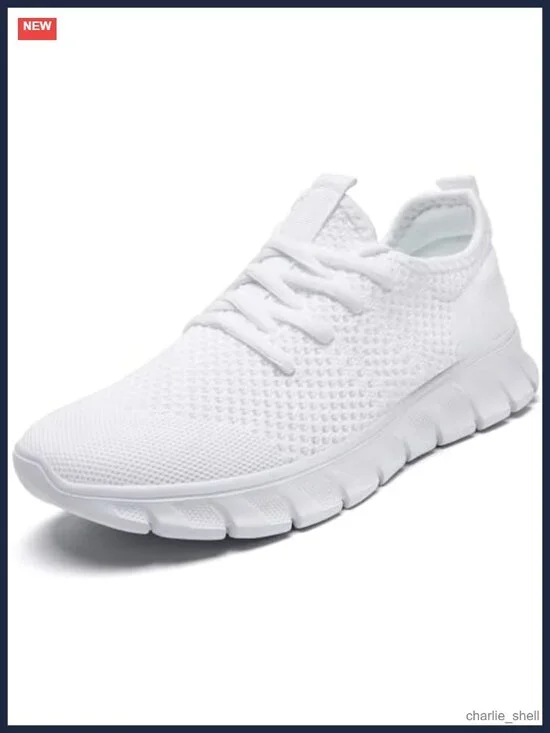 Men's Lightweight Breathable Mesh Athletic Running Tennis Sneakers