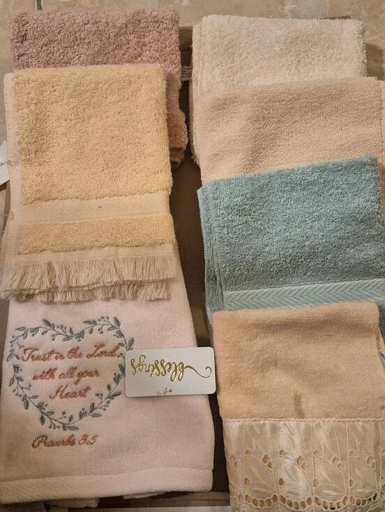 7 Wash Clothes Premium Brand New Oversized Thirsty And Fancy Velvet Finish
