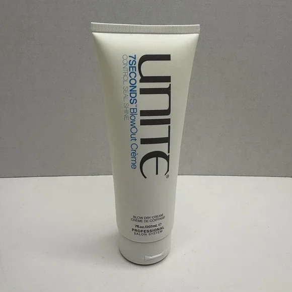 UNITE 7SECONDS BlowOut Creme 7oz Blow Dry Styling Cream Frizz Control NEW