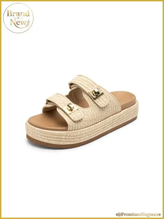 Women's Platform Wedge Sandals Slip-On Espadrille Sandals