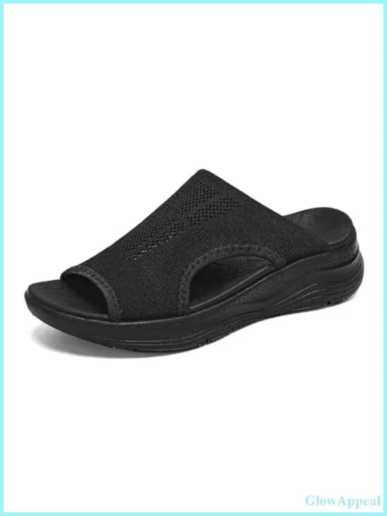 Womens Orthopedic Platform Slides Sandals with Arch Support Comfortable Walk