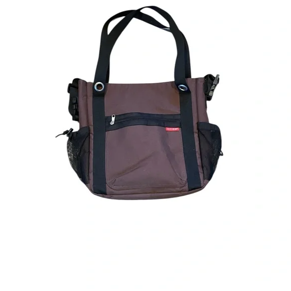 Skip Hop‎ Brown Tote Diaper Bag with Black Accents