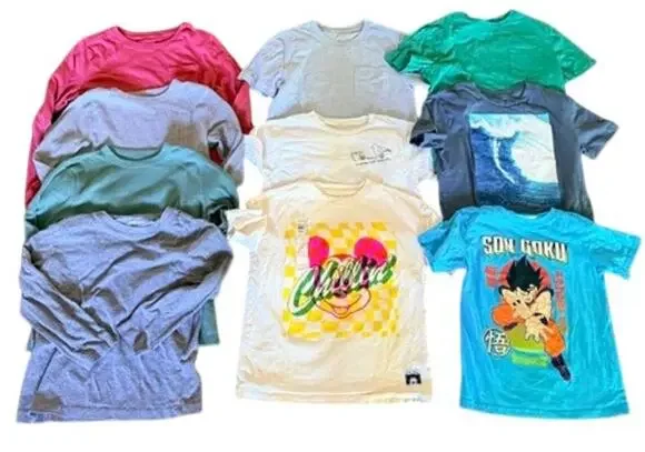 Old Navy Cat & Jack Dragon Ball Z Boys T-Shirt Lot Size Small