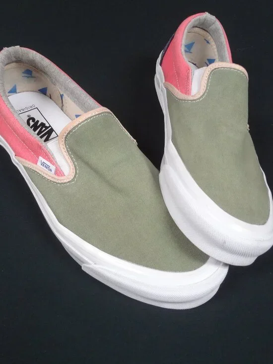 VANS VAULT OG CLASSIC SLIP-ON LX GEOFF MCFETRIDGE TRANSCENTCOASTAL MENS SIZE 11