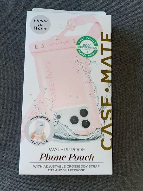 case-mate Waterproof Phone Pouch - Light Pink