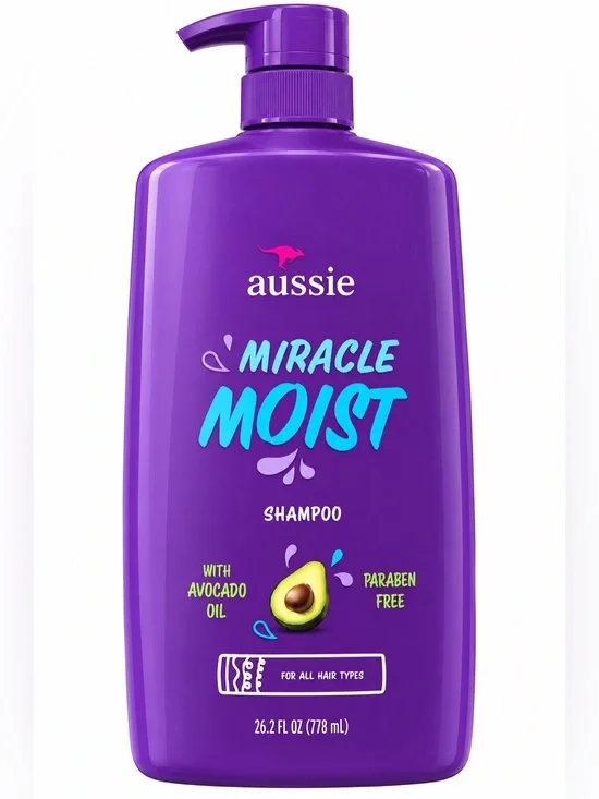 Aussie Miracle Moist Shampoo 26.2 oz
