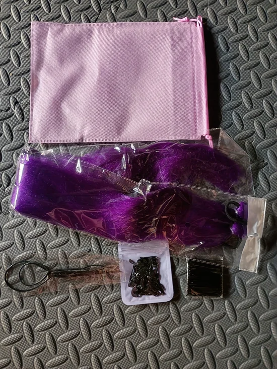 NEW • PURPLE BRAIDING HAIR EXTENSIONS • 2 PACK NWT