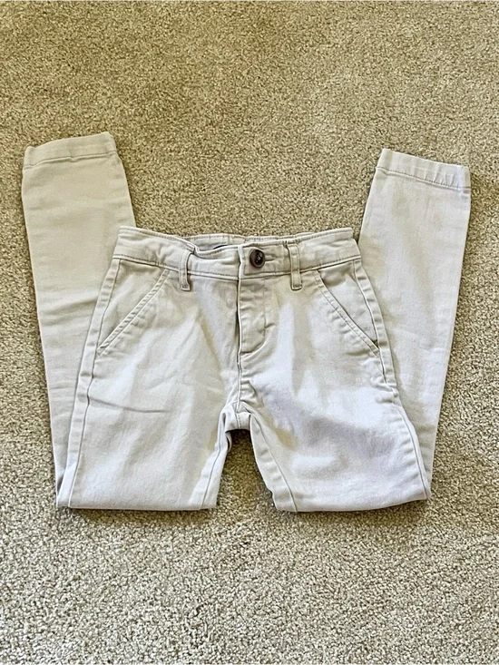 Girls Skinny School Uniform Pants, size 8 slim