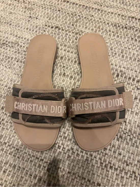 Christian Dior Macrocannage Dio(r)evolution Slide Sandals
