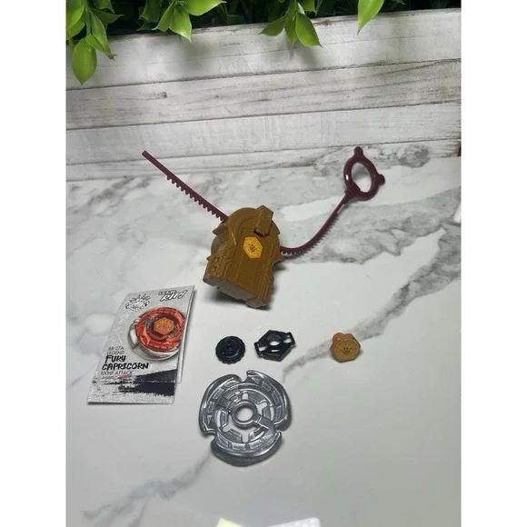 Brown Fury Capricorn 100HF Beyblade Hasbro Metal‎ Masters - US Seller Parts
