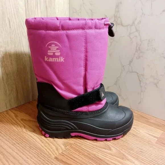 Kamik Kids' Snow Boot Sz 5 Big Kids‎ EU 37 Pink Womens Sz 6.5