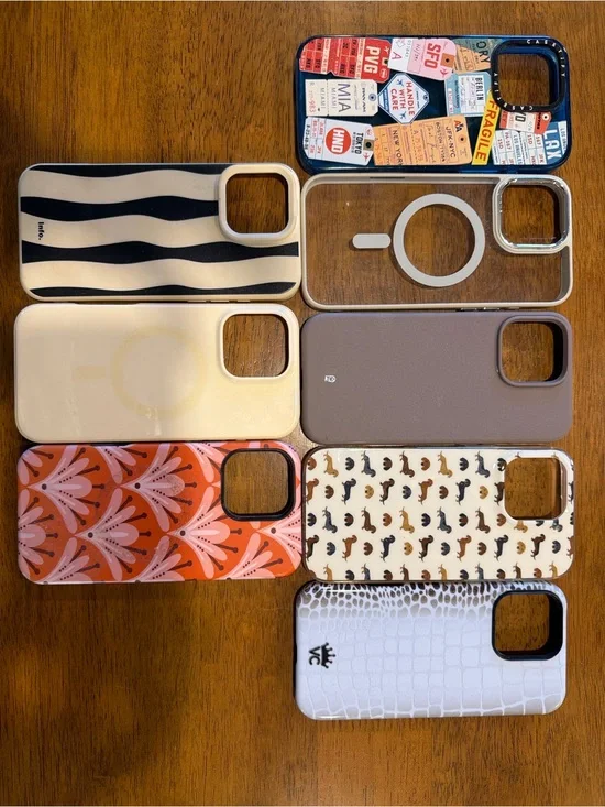 Assorted Printed and Solid Color iPhone Protective Cases - Pack of 8