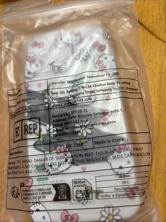 Hello Kitty White Floral Phone Case - I phone 13 Pro