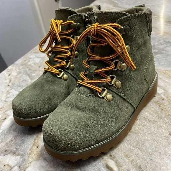 Kids' UGG K Hilmar CWR Olive 1094479K Waterproof Boots Toddlers Size 12