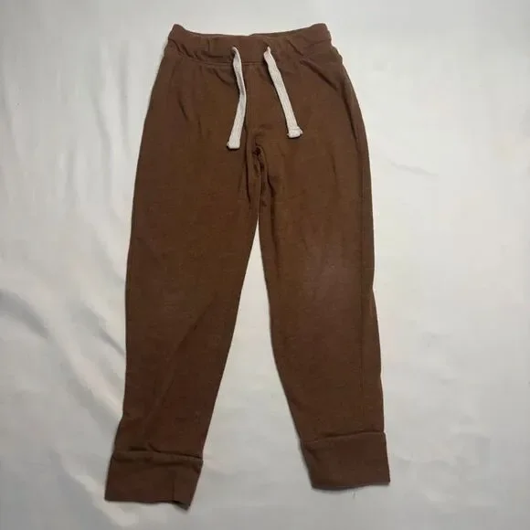 Old Navy Kids Brown Jogger Sweatpants Size 4T | Drawstring Cuffed Pants