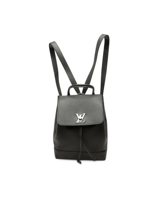 Louis Vuitton Lockme Backpack Noir Black Leather