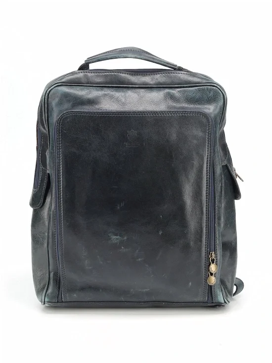 100% Leather Made in Italy Backpack