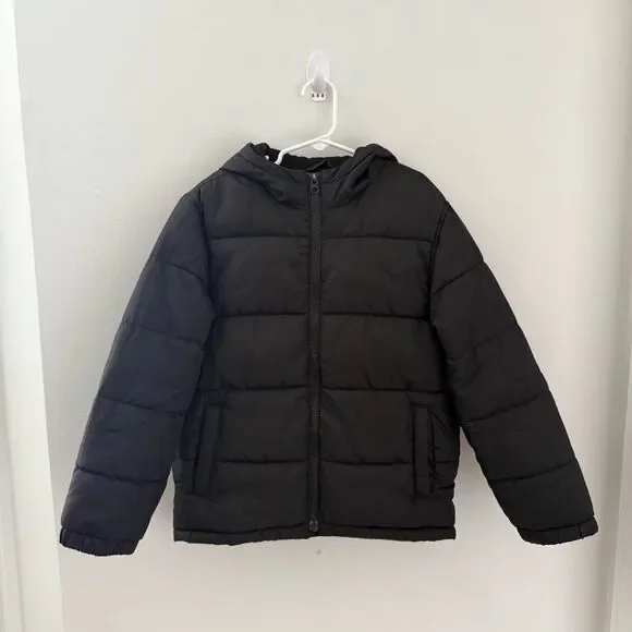 Old Navy Puffer Coat Winter Jacket Snow Ski 6/7 Kids Boys Girls Unisex Black