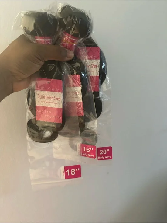 Black Body Wave Hair Bundles - Multiple Lengths