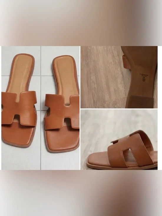 Open-Toe Slide Sandals