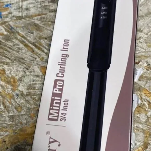 FARERY Travel Mini Pro Curling Iron Dual Voltage, 3/4 Inch, with 3 Adju