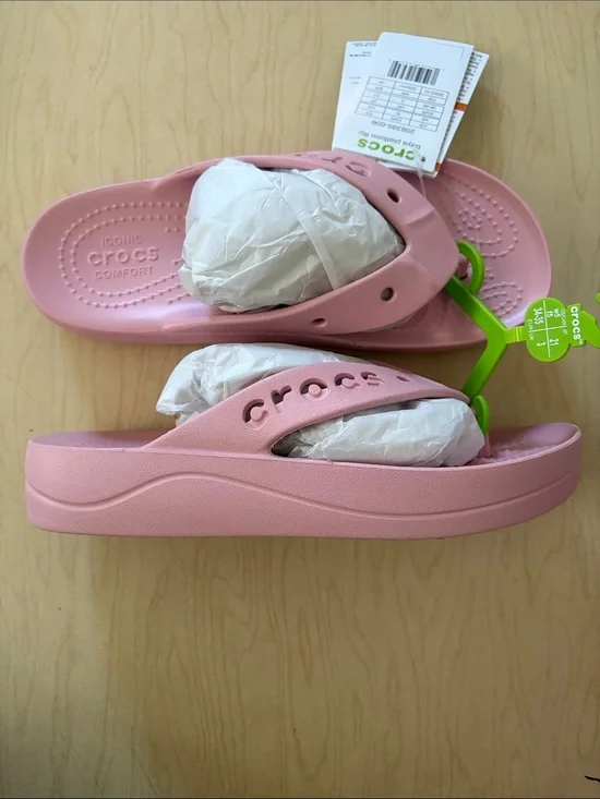 Crocs Baya Platform Flip Flops