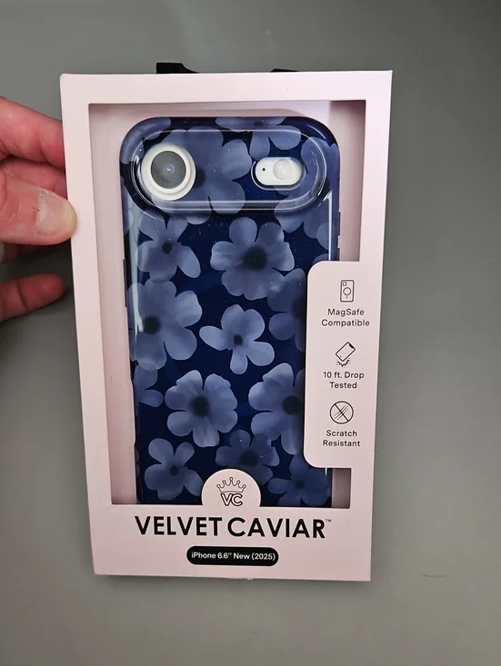 VELVET CAVIAR BLUE FLORAL IPHONE 6.6