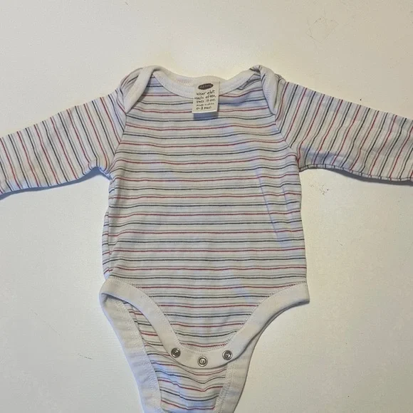 Old Navy Striped Baby Bodysuit