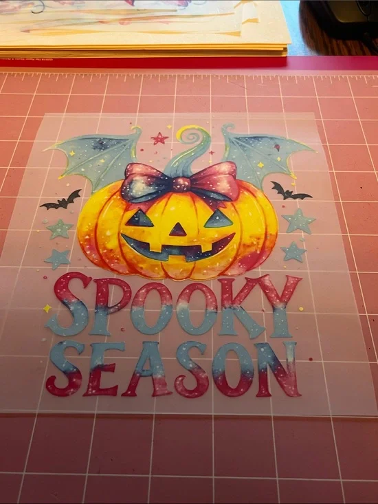 Spooky Season Iron On For Long Sleeve,Short Sleeve T-Shits Or Tank Tops