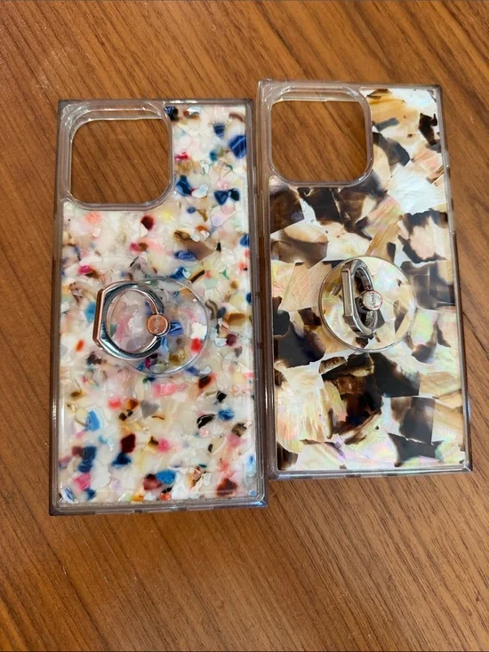 FLAUNT Multicolor Pattern Phone Cases with Ring Grip iPhone 15 Pro Max