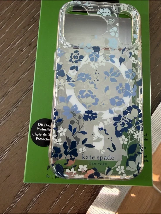 New IPhone 17 Pro Kate Spade Clear Floral iPhone Case