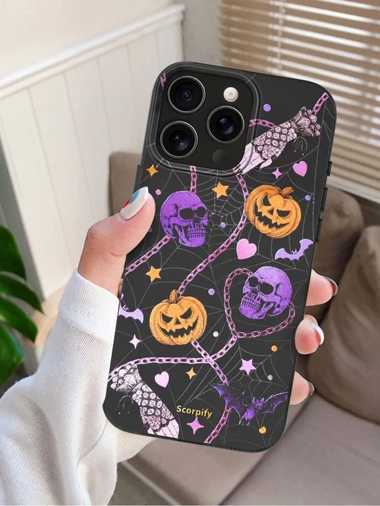 Haunted Pumpkin MagSafe Case for IPhone 16 Pro Max~ Brand New in Box