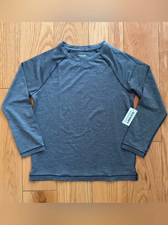 New Old Navy Small boy active long-sleeve t-shirt go dry cool