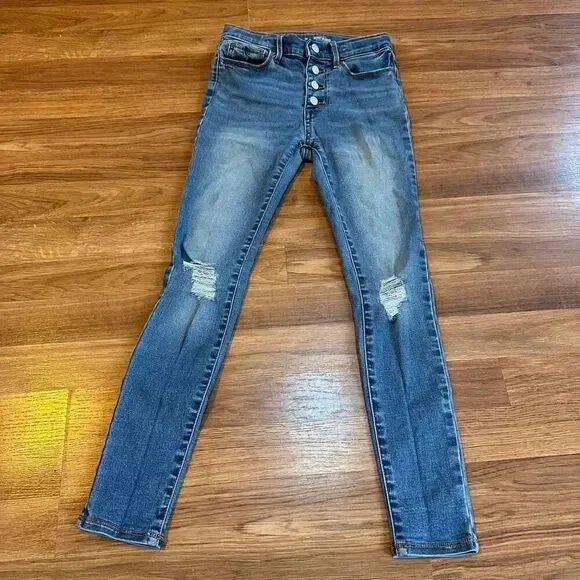Old Navy Rockstar Super Skinny High Rise Jeggings | Girls size 10