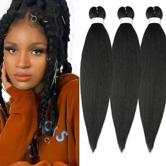 Easy Braid Pre-Stretched Braiding Hair 4-Pack 26