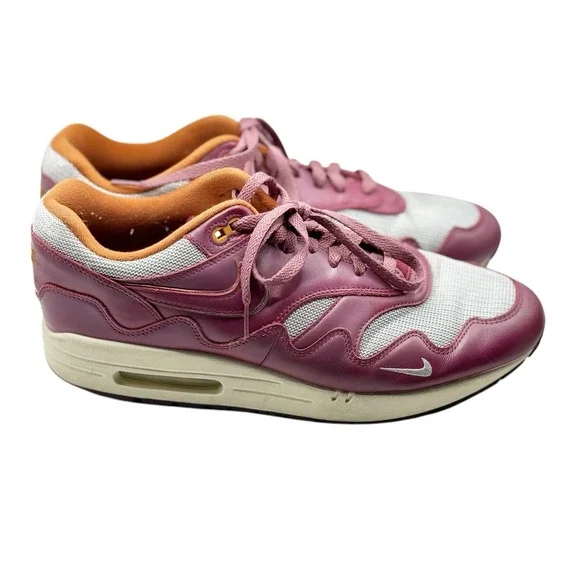 Nike Air Max 1 Patta Waves Retro Low Burgundy‎ Sail Mens Size 12 DO9549-001