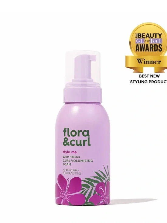 Sweet Hibiscus Curl Volumizing Foam — Pink