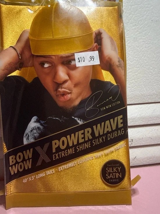 Power Wave Extreme Shine Silky Durag - Gold