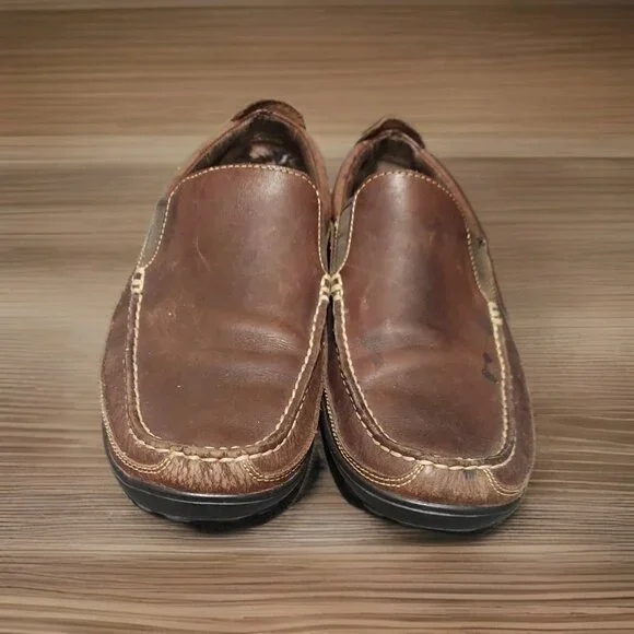 Cole Haan Tucker Venetian Loafer Mens 10M‎ Dark Brown Leather Slip In Shoes