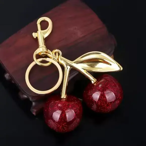 Cherry Gold Charm (Ship from California)