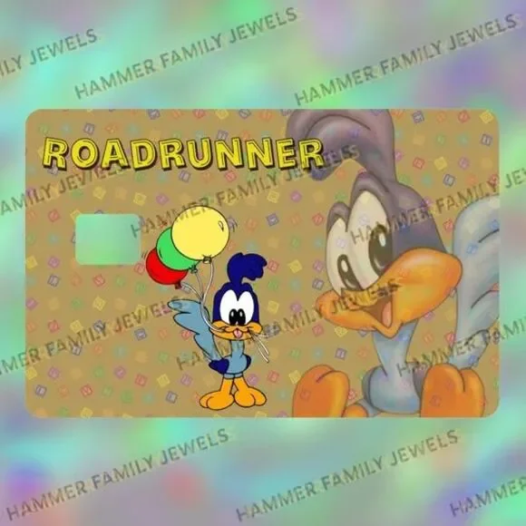Baby Roadrunner Card Decal