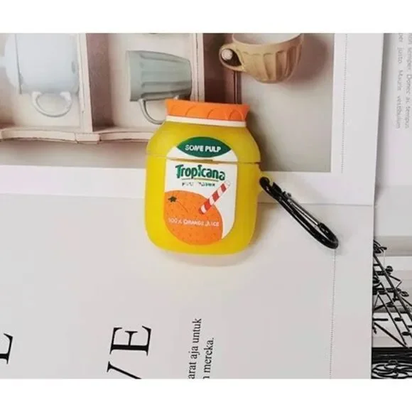 Tropicana Orange Juice Airpod Case