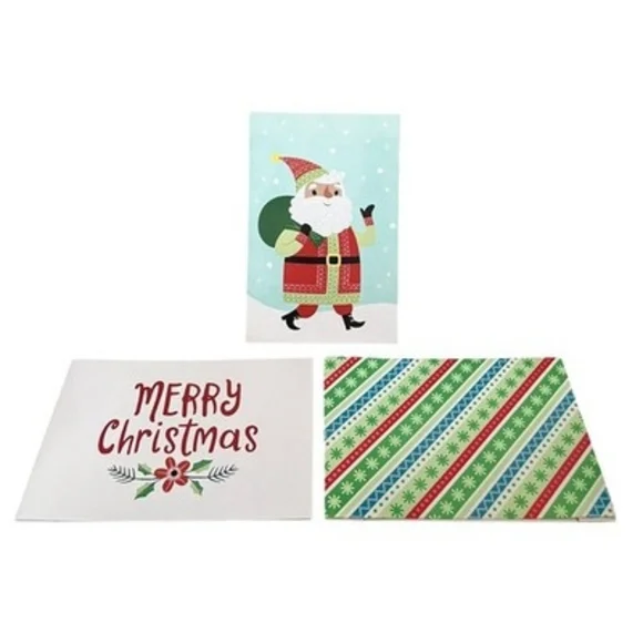 Christmas Holiday Gift Boxes Set of 3 Shirt Box Style 14x9.25