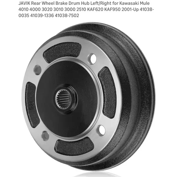 Rear Wheel Brake Drum Hub Left Right Kawasaki Mule 4010 3020 3010 2510 KAF620
